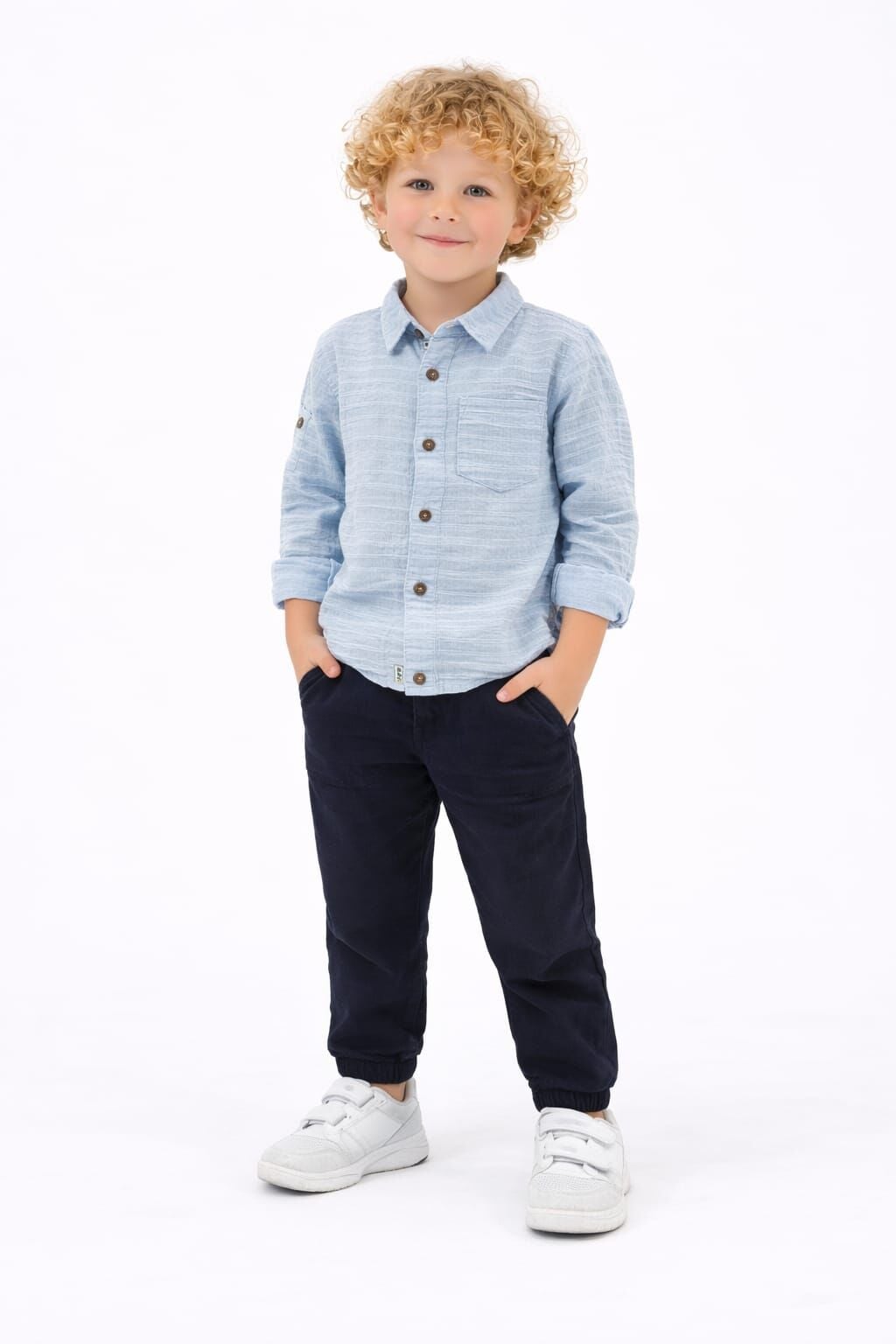 Vandino Erkek Çocuk 2 'li Takım Mavi - 4 Yaş