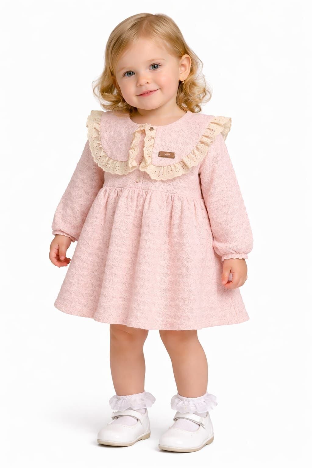 Melis Kız Bebek Elbise 6-9 ay - Pembe