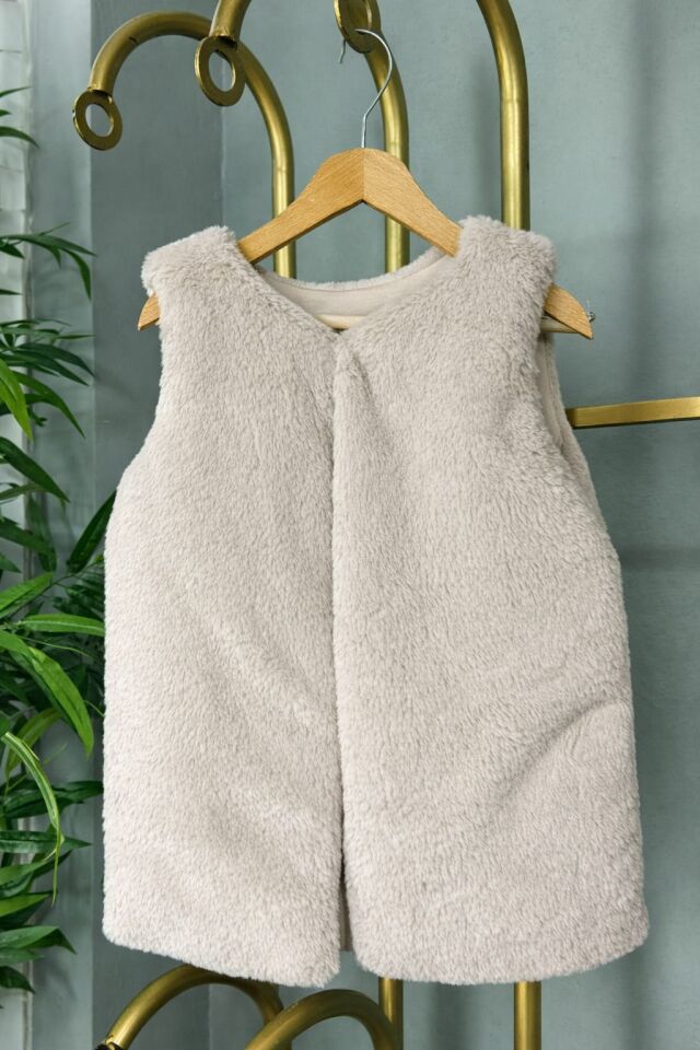 KIZ ÇOCUK PELUŞ YELEK