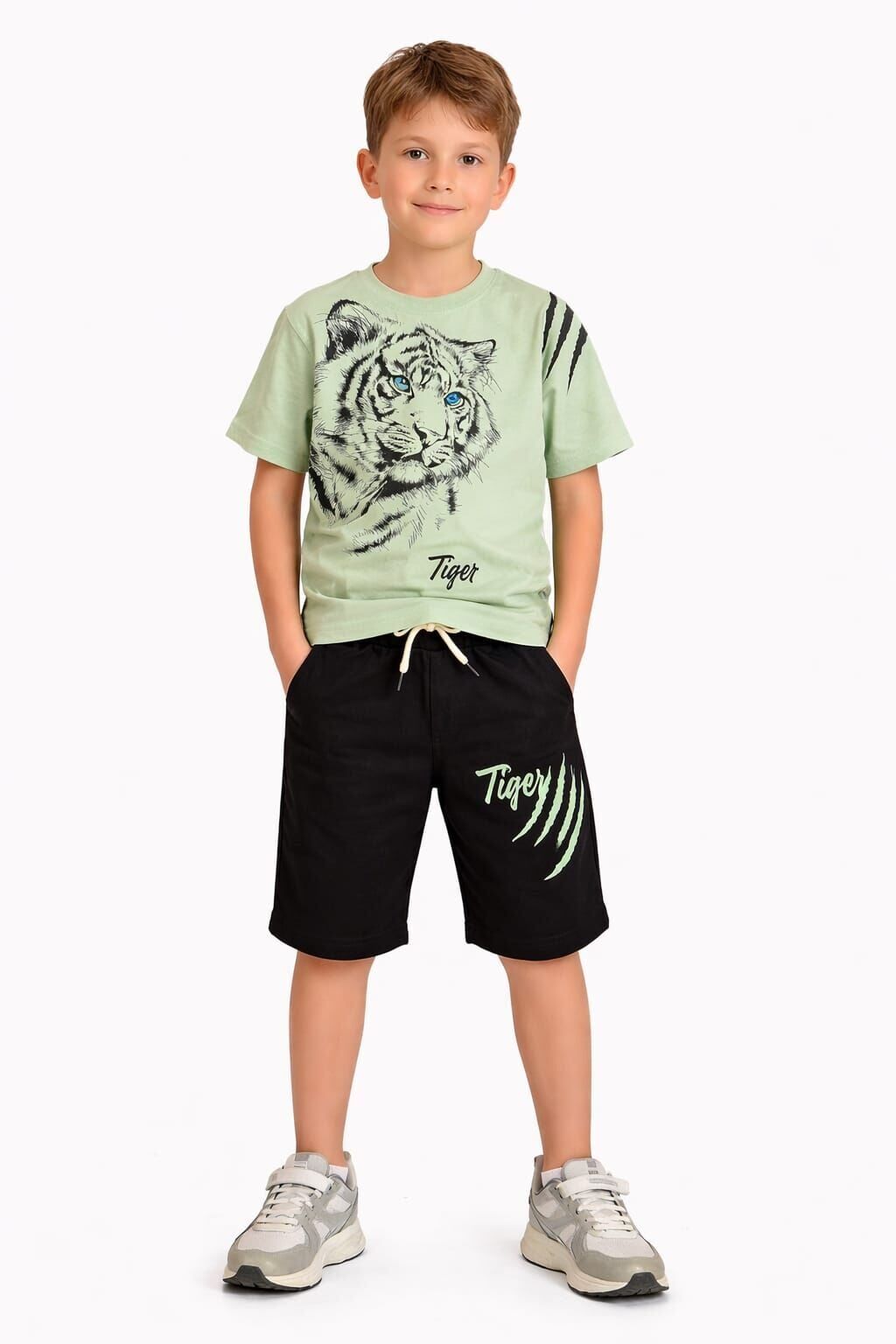 Dakar Erkek Çocuk 2’li Takım 7-8 yaş - Yeşil