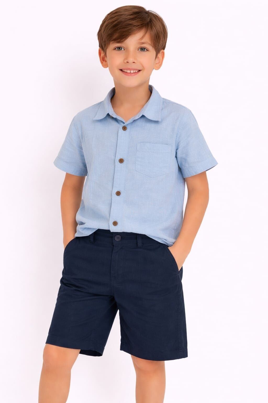 Temir Erkek Çocuk 2’li Takım 6 Yaş - Mavi