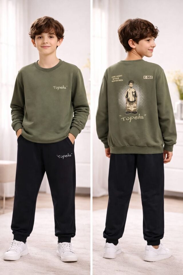 ERKEK ÇOCUK MEVSİMLİK EŞOFMAN TAKIMI RAHAT ŞIK