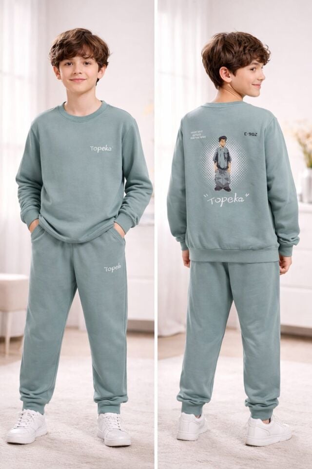 ERKEK ÇOCUK MEVSİMLİK EŞOFMAN TAKIMI RAHAT ŞIK