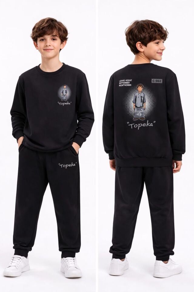 ERKEK ÇOCUK MEVSİMLİK EŞOFMAN TAKIMI RAHAT ŞIK