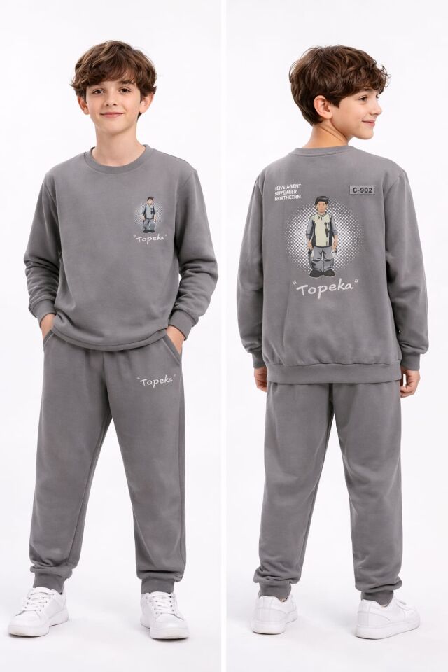 ERKEK ÇOCUK MEVSİMLİK EŞOFMAN TAKIMI RAHAT ŞIK