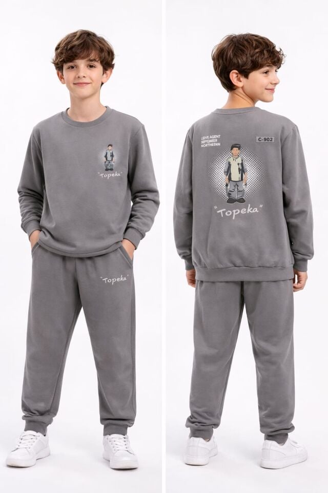 ERKEK ÇOCUK MEVSİMLİK EŞOFMAN TAKIMI RAHAT ŞIK