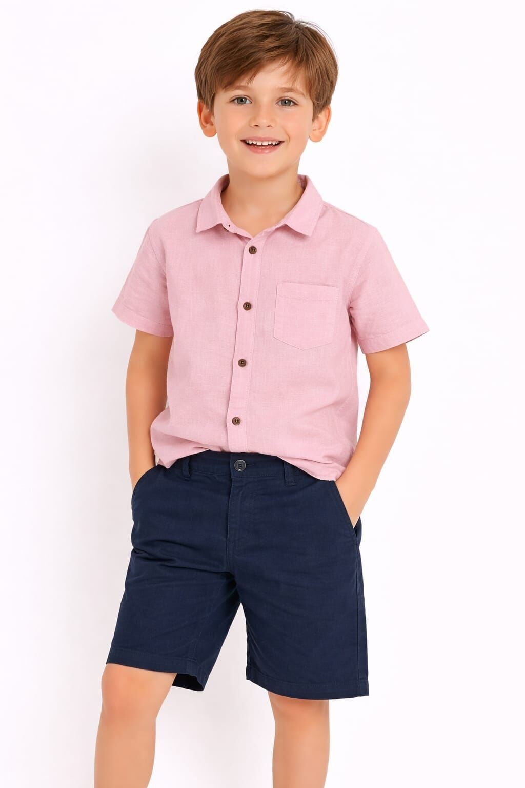 Temir Erkek Çocuk 2’li Takım 6 Yaş - Pembe