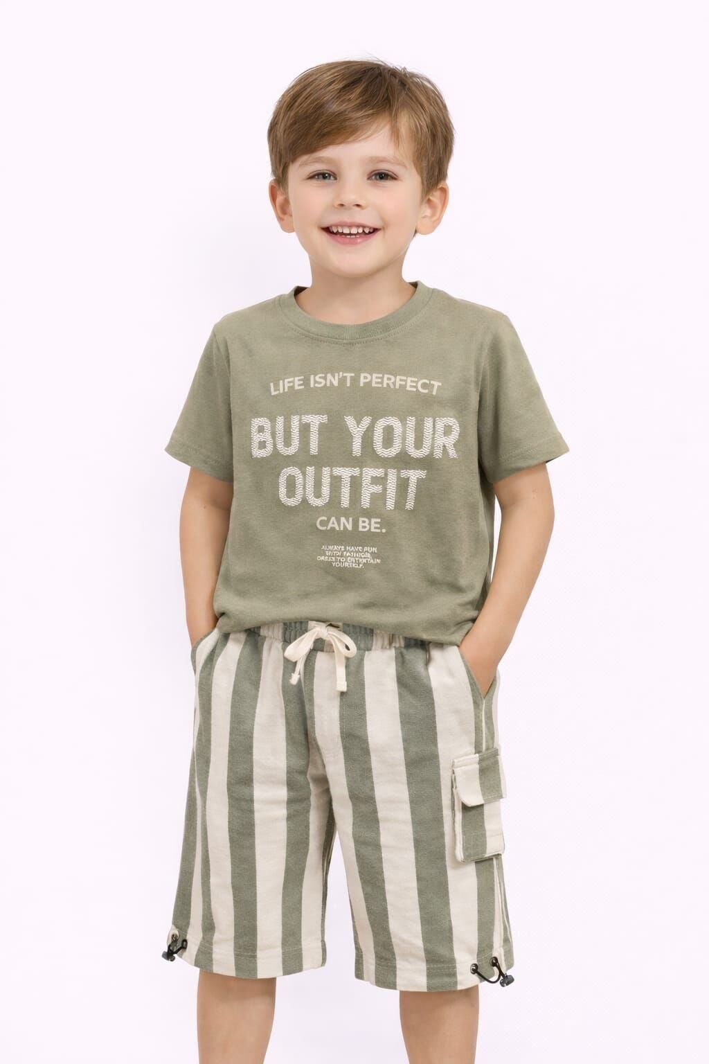 Vian Erkek Çocuk 2’li Takım 6 Yaş - Yeşil