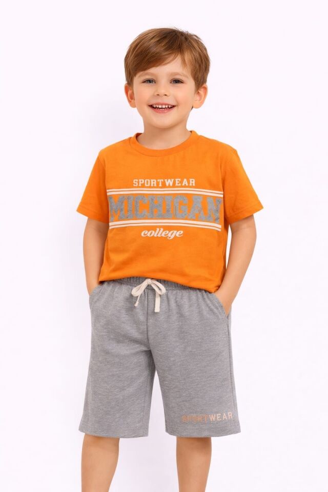 Bora Erkek Çocuk 2’li Takım 5 Yaş - Turuncu