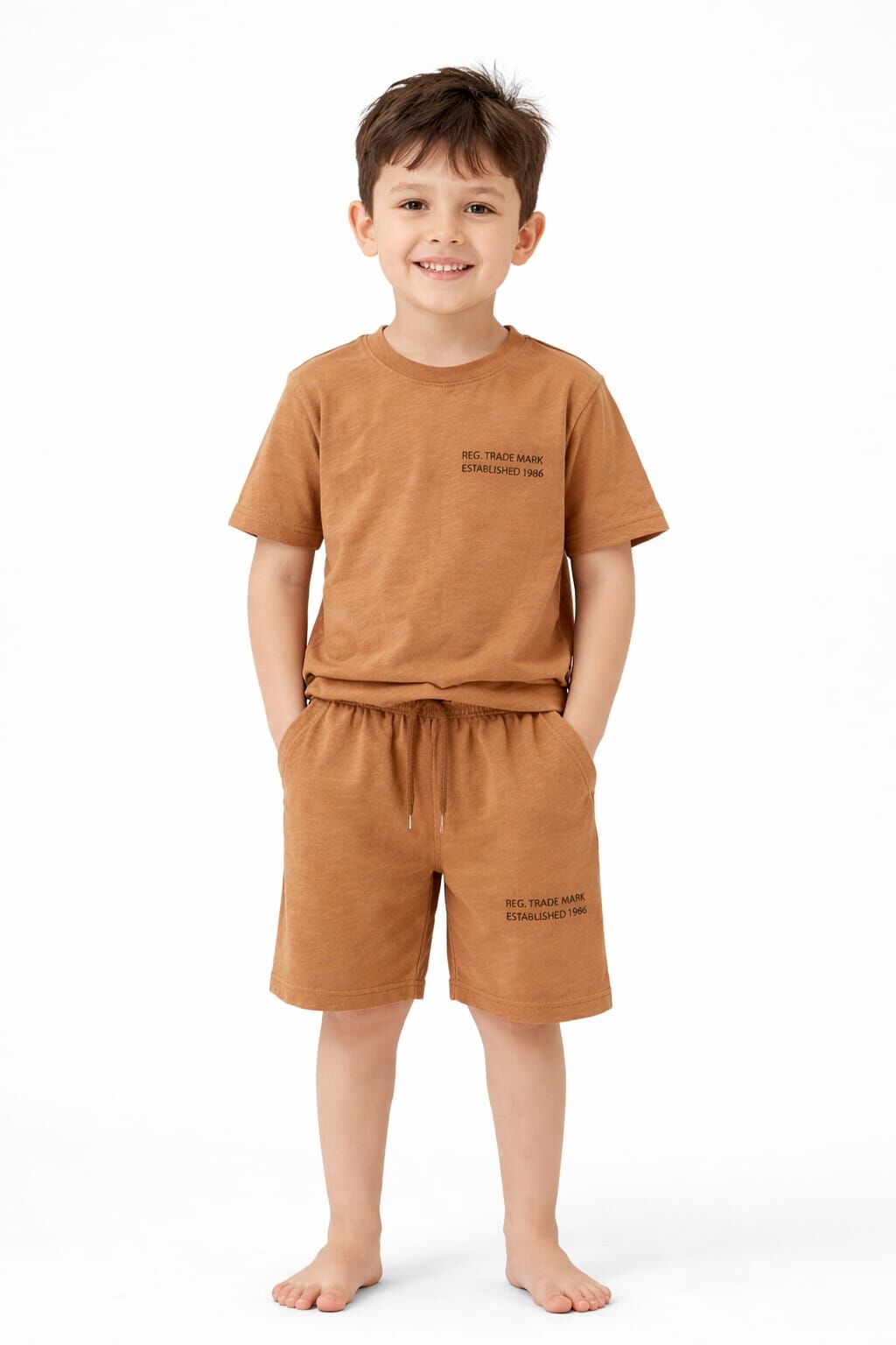 Tami Erkek Çocuk 2’li Takım 6-7 yaş - kiremit