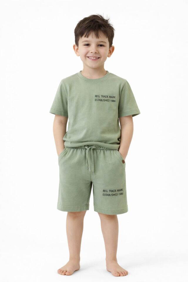 Tami Erkek Çocuk 2’li Takım 6-7 yaş - kiremit