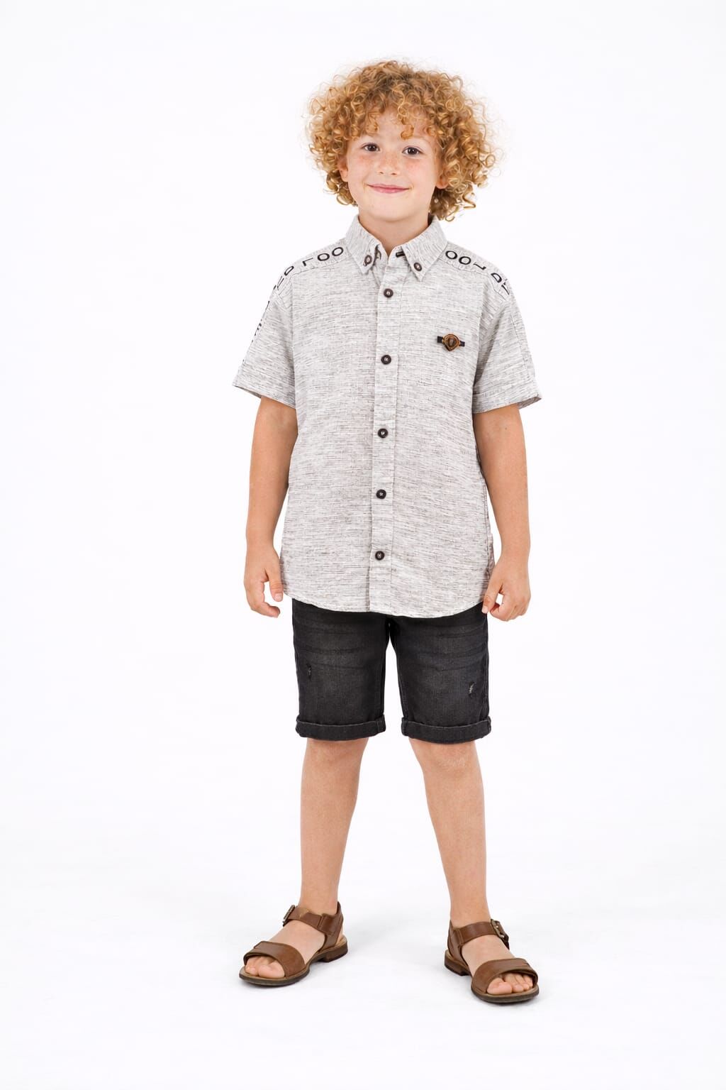 Terio Erkek Çocuk 2’li Takım Siyah - 12 Yaş