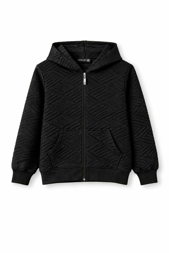 KAPİTONE FERMUARLI KAPÜŞONLU SWEATSHİRT