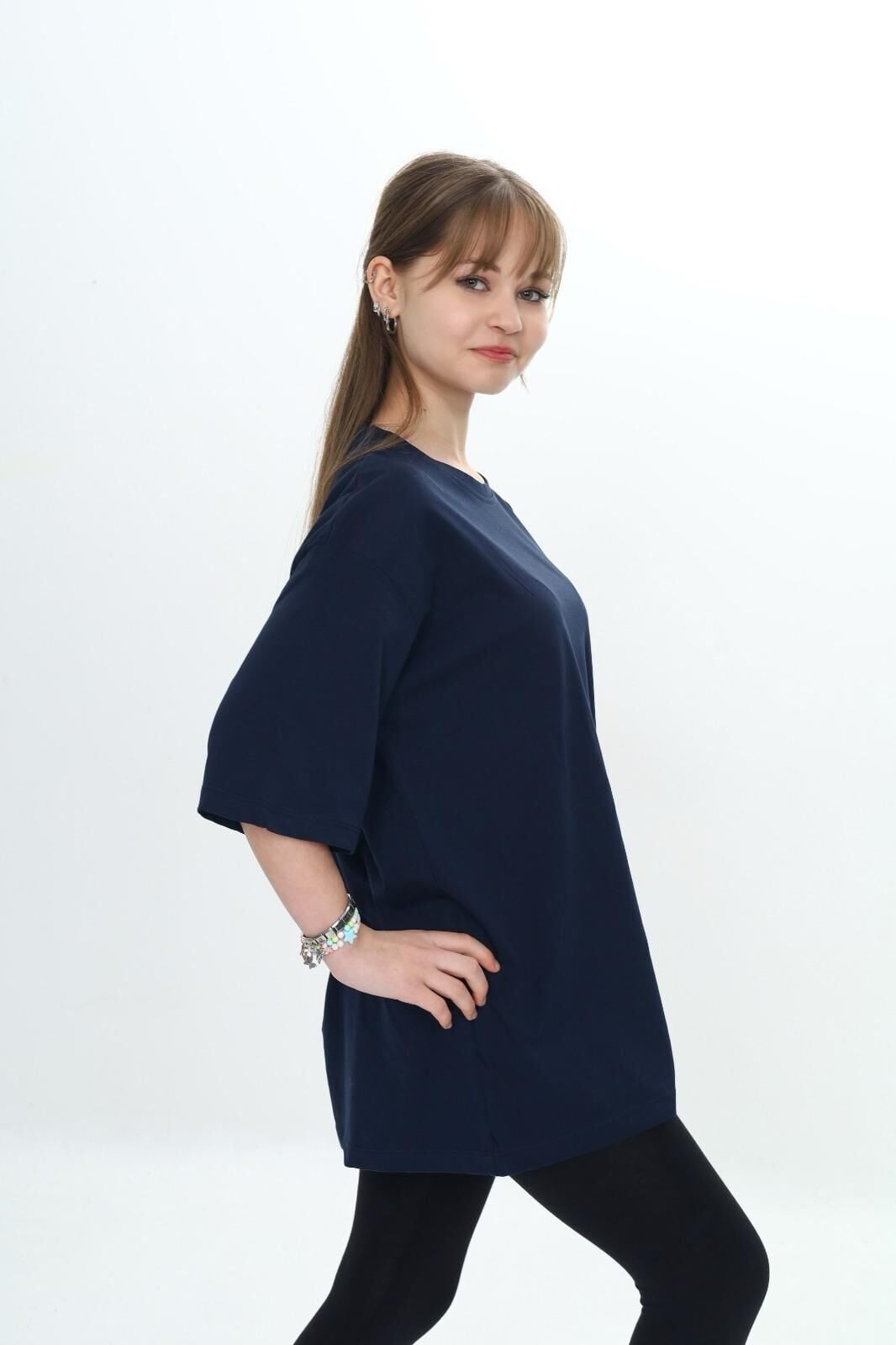 Rivel Unisex Oversize T-Shirt 14 Yaş - Siyah