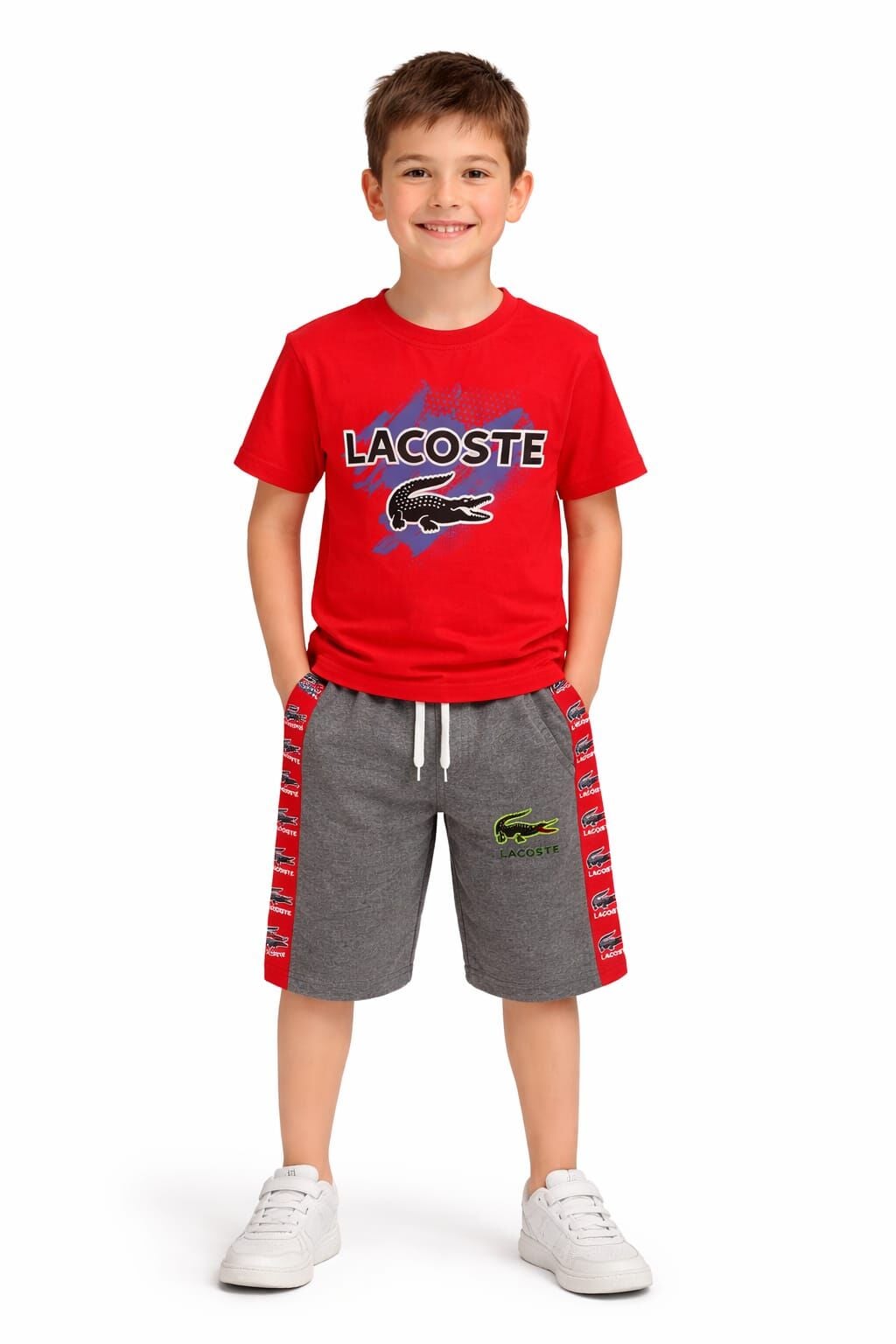 Simo Erkek Çocuk 2’li Takım 7-8 yaş - Kırmızı