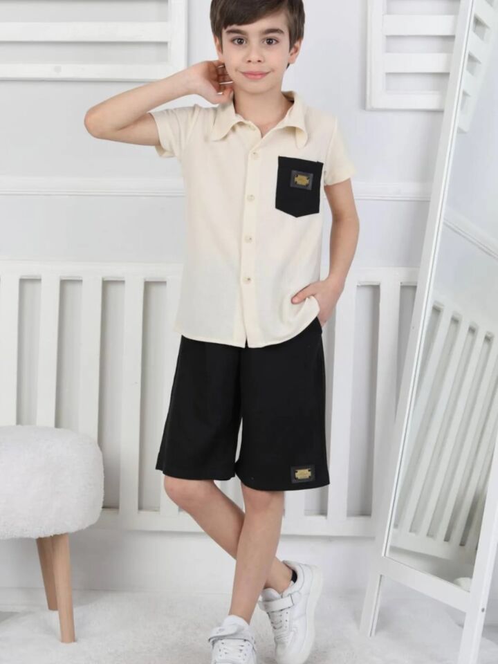 Roven Erkek Çocuk 2’li Takım Siyah - 11-12 yaş