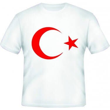 AY YILDIZ KISA KOL TİŞÖRT