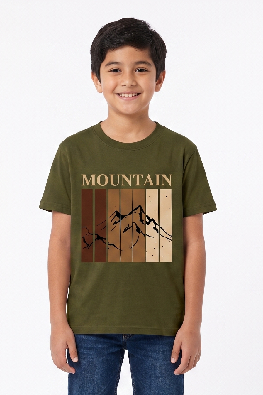 Arvex Erkek Çocuk Likralı T-Shirt Yeşil - 10 Yaş