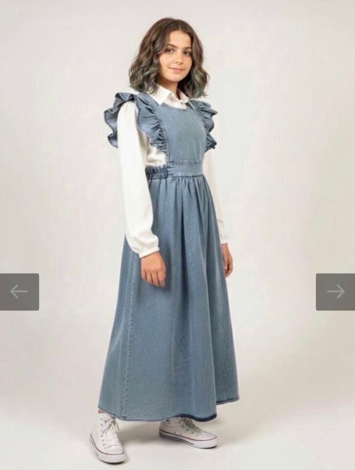 Fırfır Kot Jile ve Gömlek