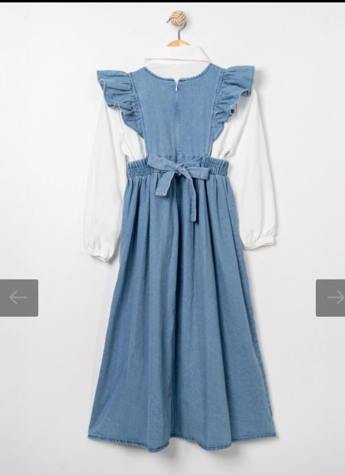 Fırfır Kot Jile ve Gömlek