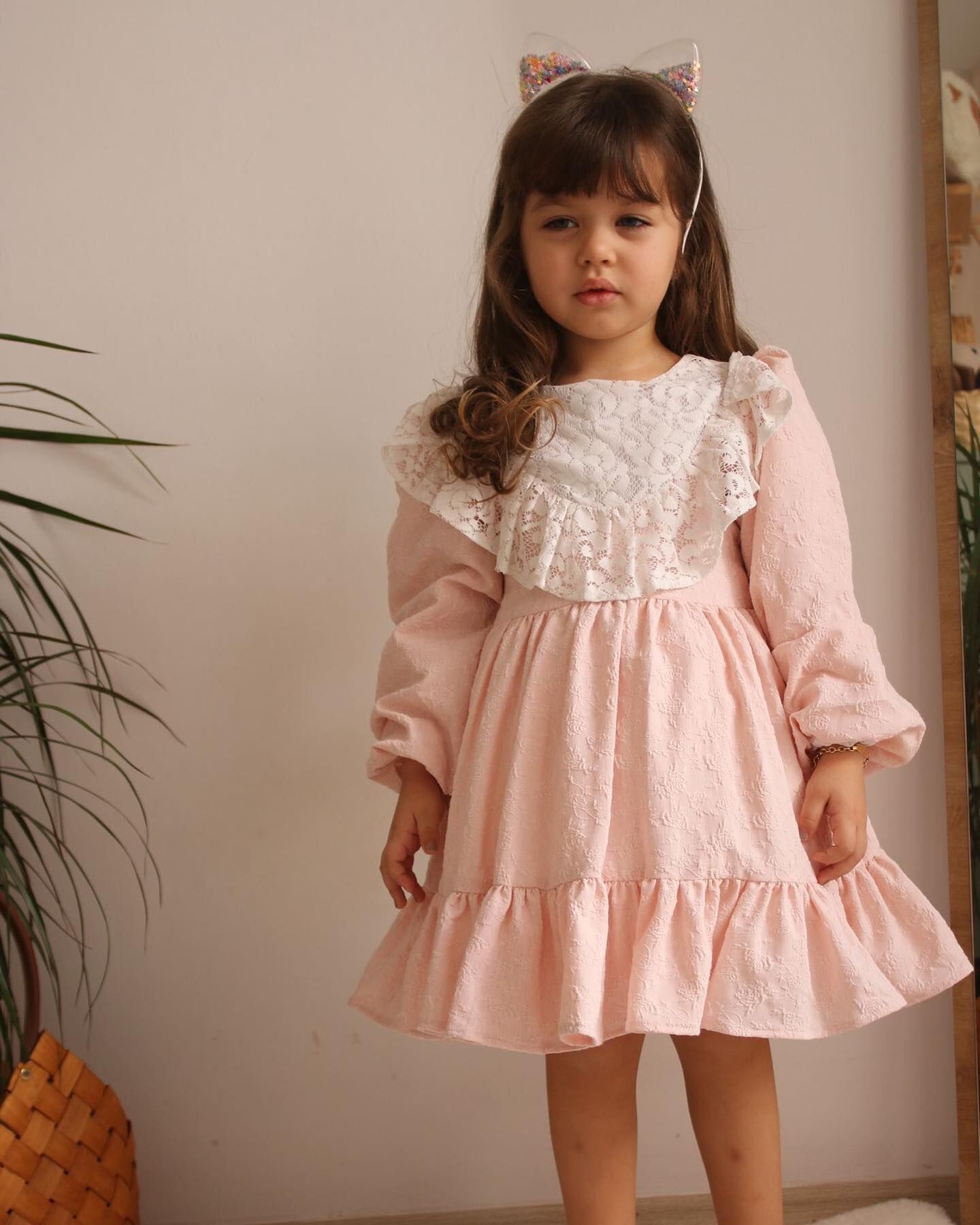 Dantel Davet Elbise İçi Pamuk Astarlı