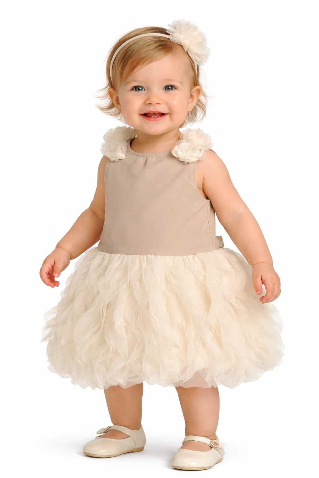 Mino Kız Bebek ve Çocuk Çilek Abiye Elbise 6 ay