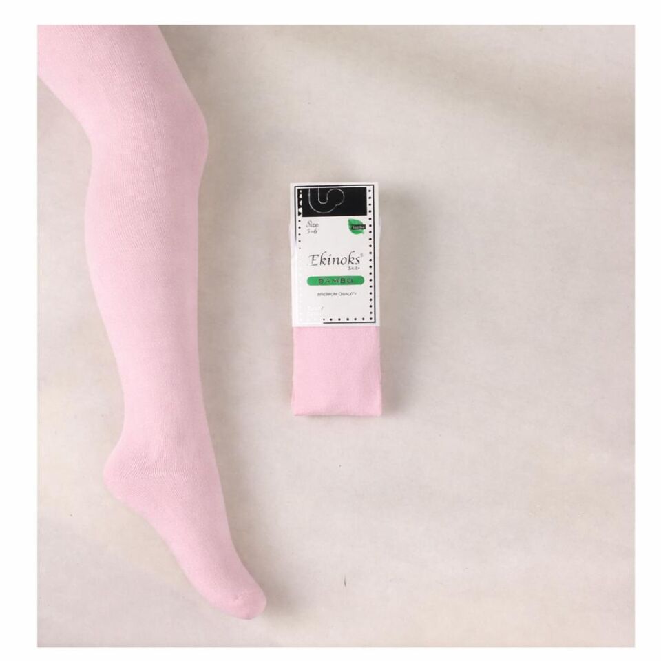 Bambu Kilotlu Çorap Pembe - 11-12