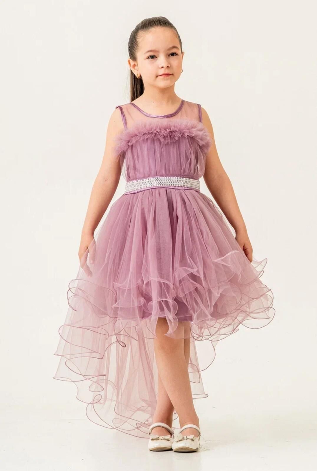 Naz Kız Çocuk Abiye Lila - 12-13 yaş