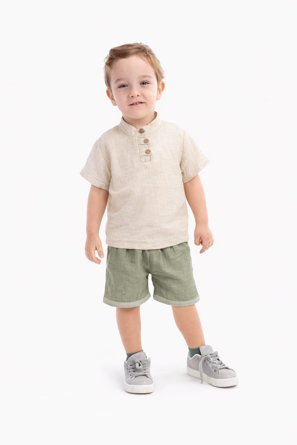 Tera Erkek Bebek 2’li Takım Yeşil - 9 Ay