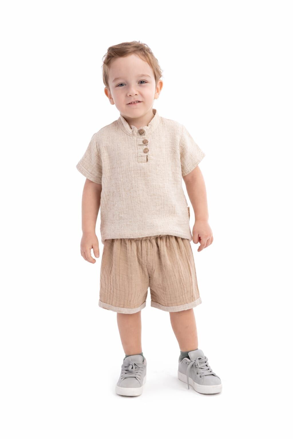 Tera Erkek Bebek 2’li Takım Kahverengi - 12 Ay