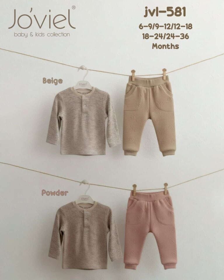 BEBEK %100 PAMUK 2'Lİ UZUN KOLLU TAKIM