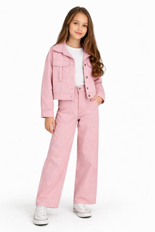 KIZ ÇOCUK KOT 3'LÜ TAKIM