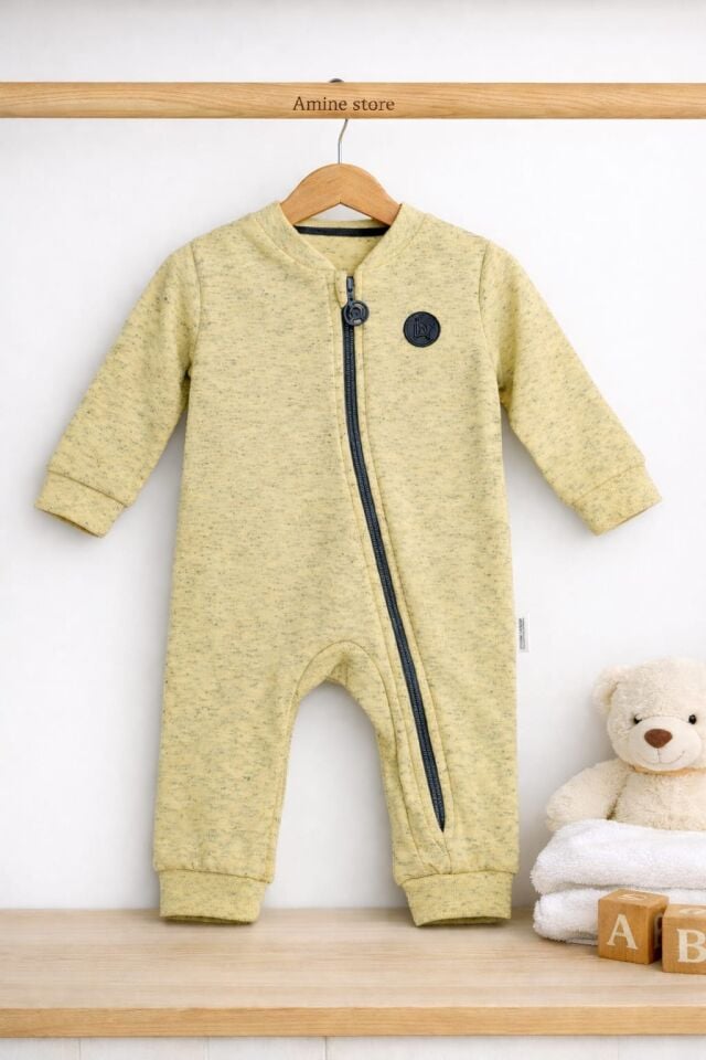 UNISEX %100 PAMUK FERMUARLI TULUM