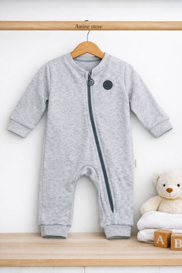 UNISEX %100 PAMUK FERMUARLI TULUM