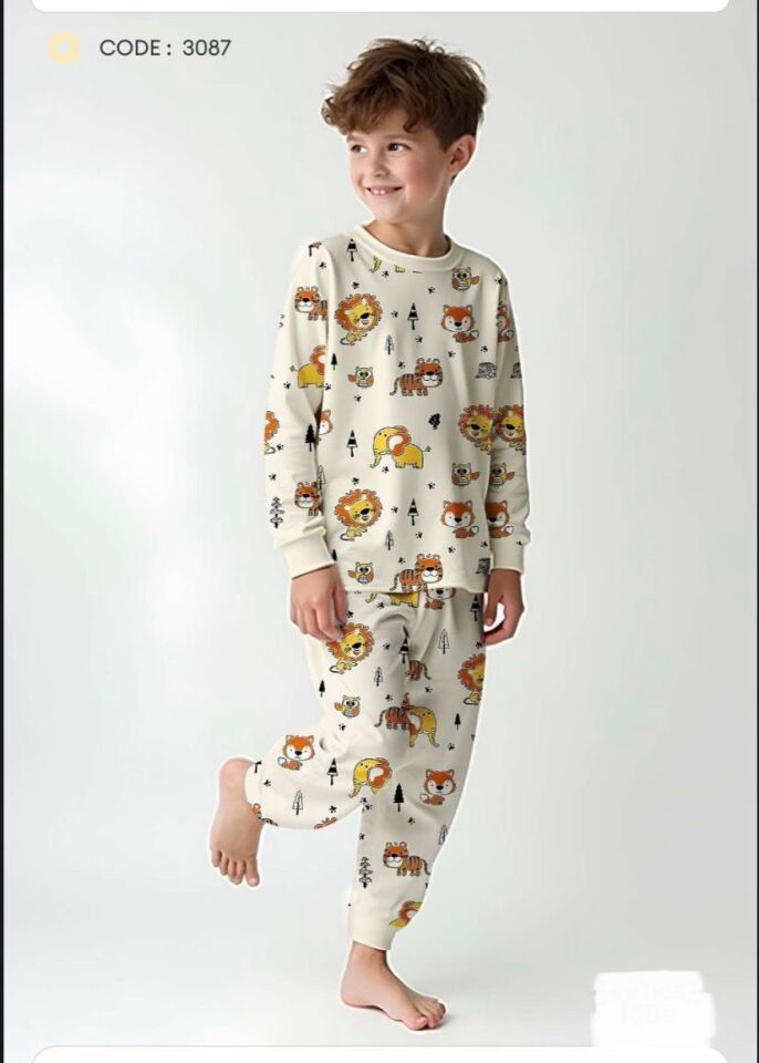 Pijama Takımı %100 Pamuk 1 - 2 Yaş