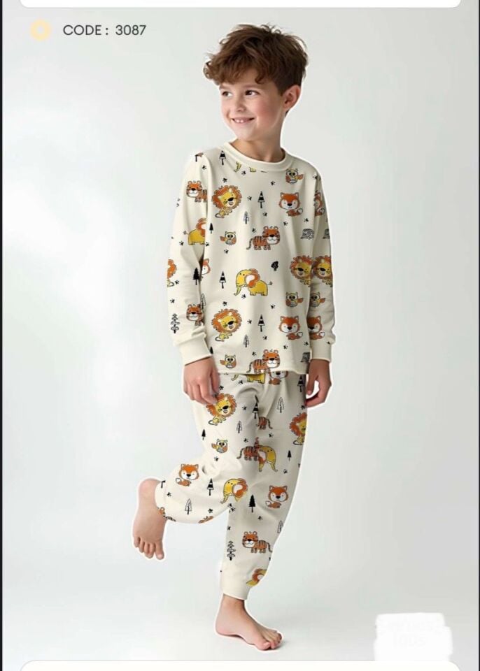 Pijama Takımı %100 Pamuk 10 - 11 Yaş