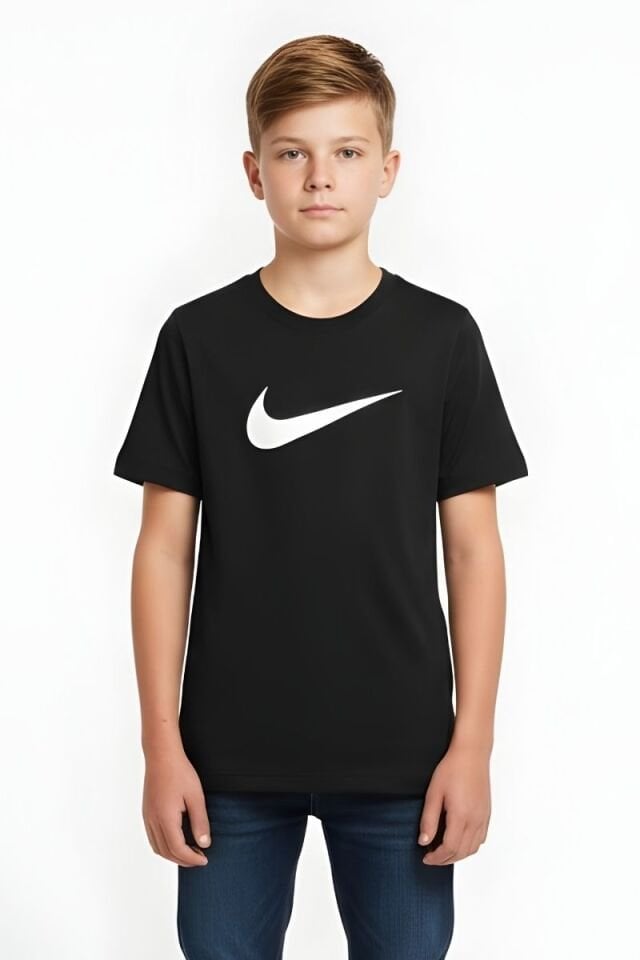 Mavro Erkek Çocuk Likralı T-Shirt 7 Yaş - Siyah