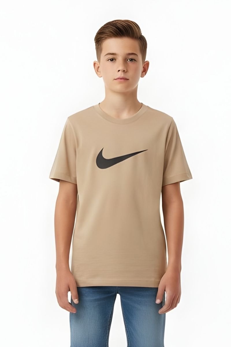 Mavro Erkek Çocuk Likralı T-Shirt 8 Yaş - Kahverengi