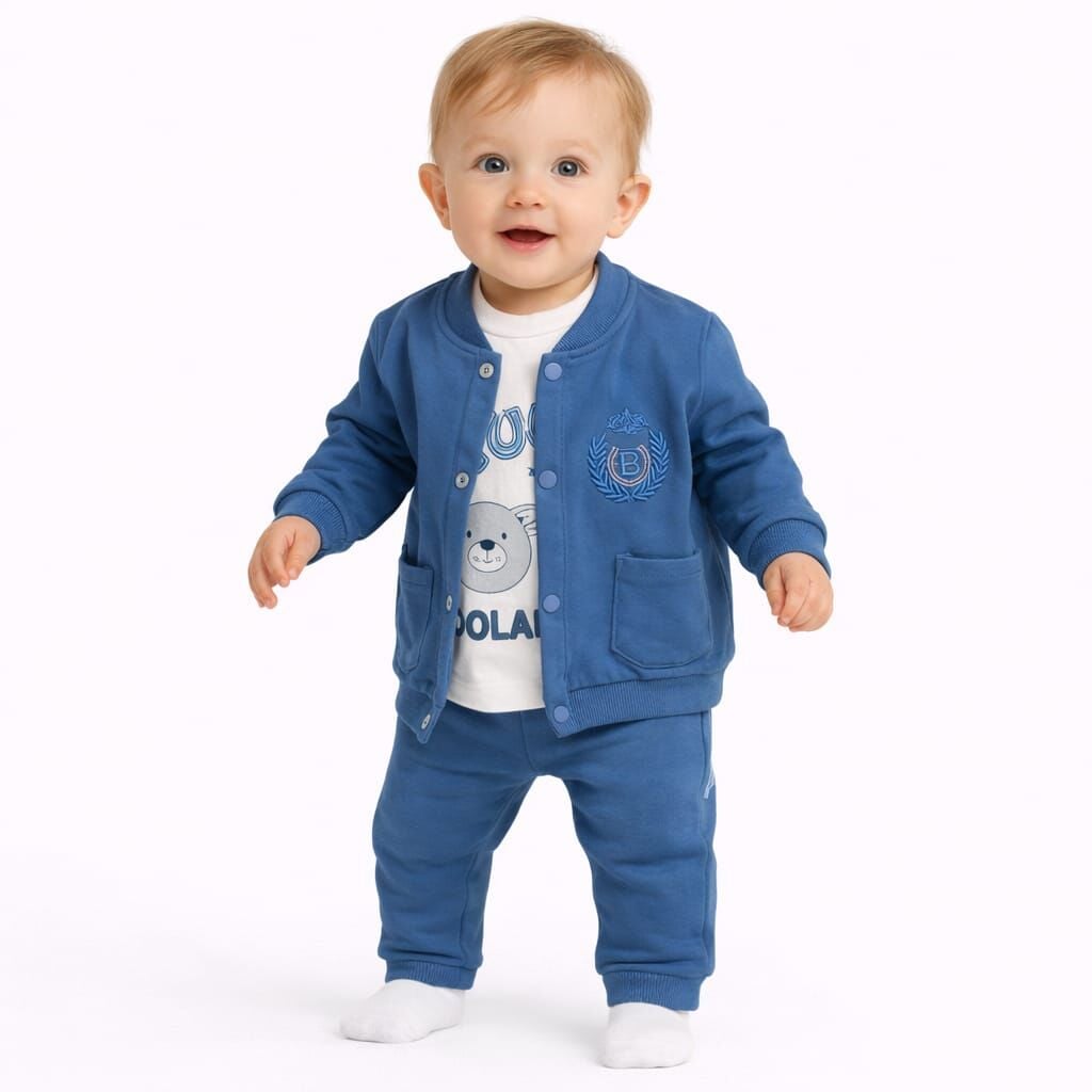 ERKEK BEBEK HIRKALI 3'LÜ TAKIM