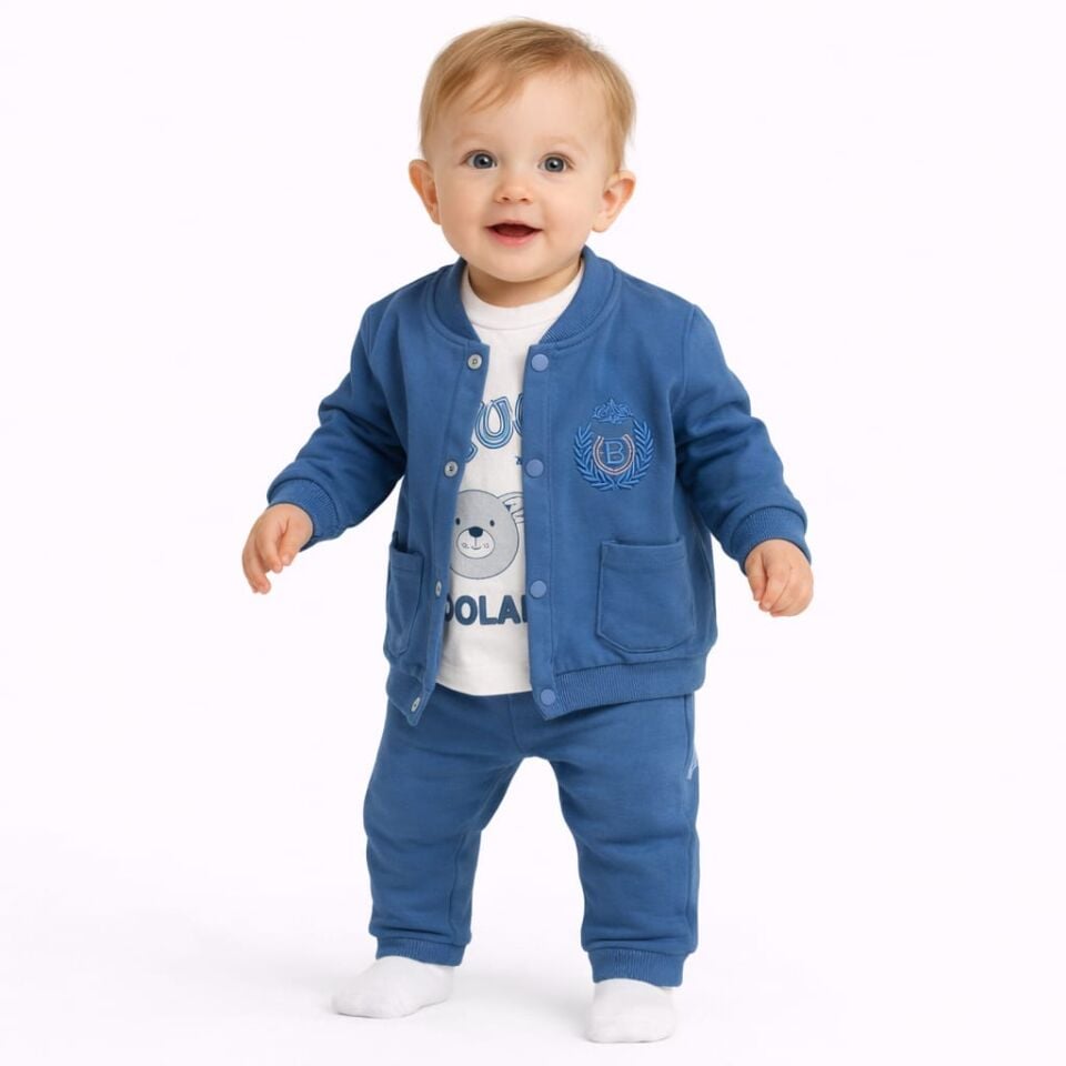 ERKEK BEBEK HIRKALI 3'LÜ TAKIM