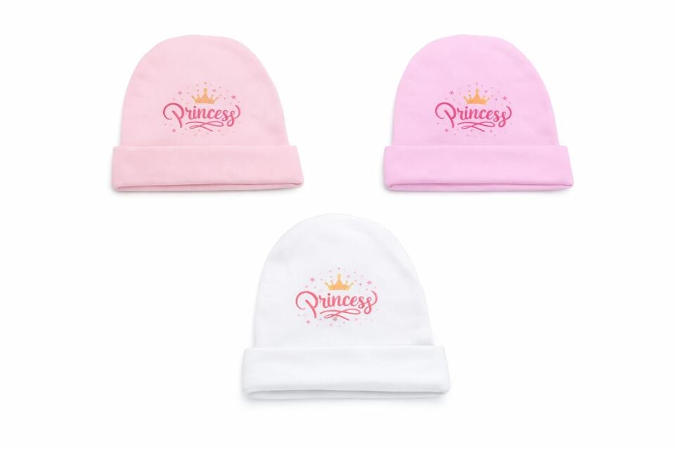 %100 PAMUK BEBEK BERE Yavruağzı