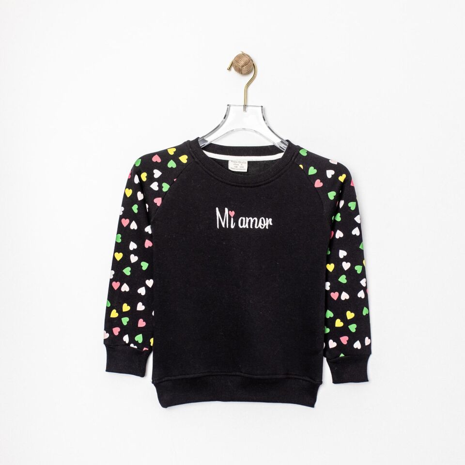 Kalp Desenli Sweat