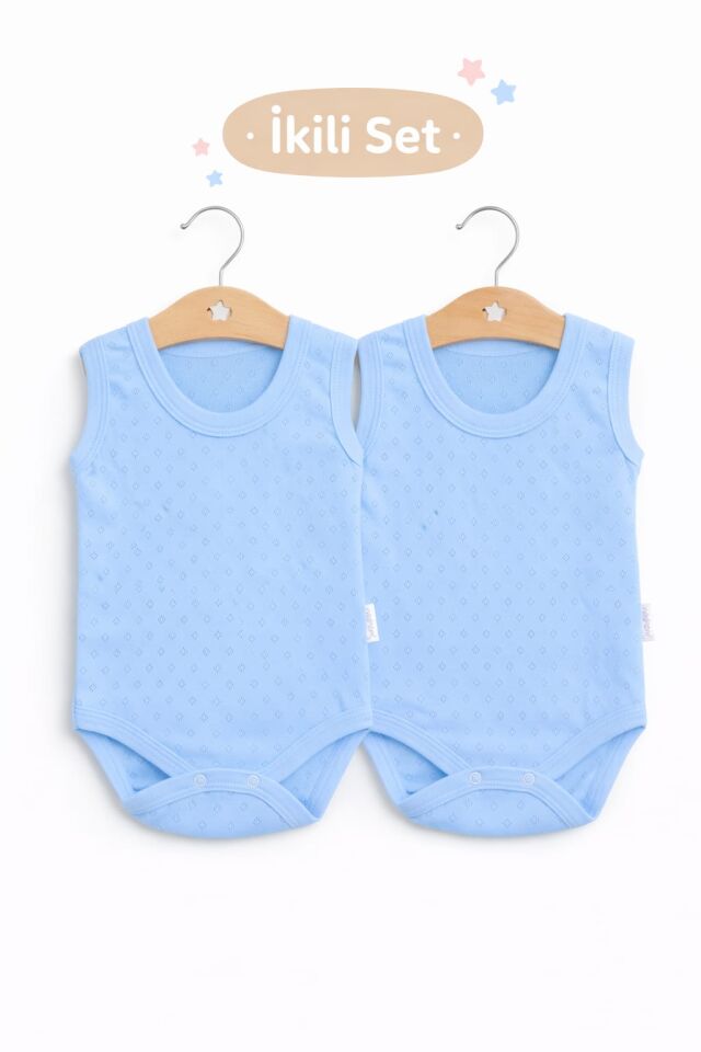 %100 PAMUK 2'Lİ SET ÇITÇITLI BADİ