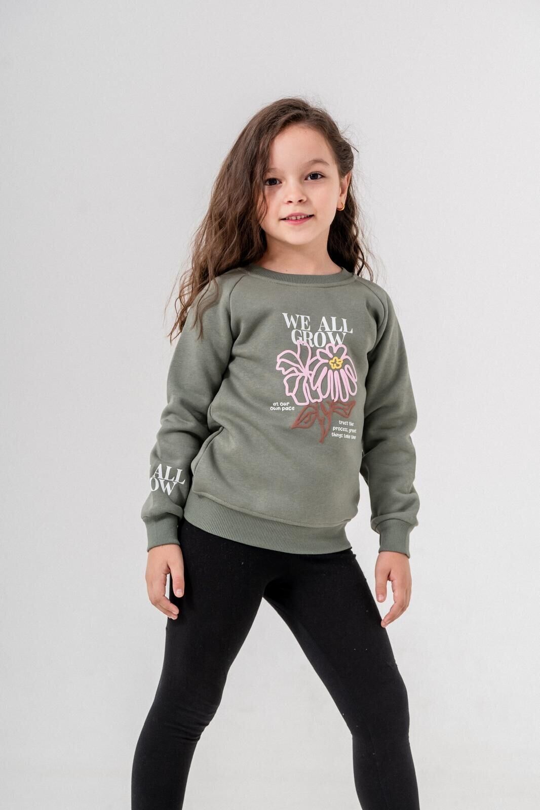 We All Grow Sweat Yeşil - 5 Yaş