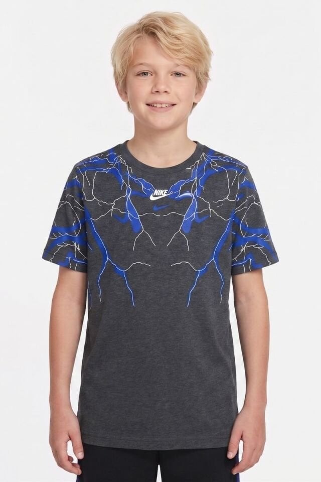 Loki Erkek Çocuk Likralı T-Shirt 14 Yaş - Koyu Gri