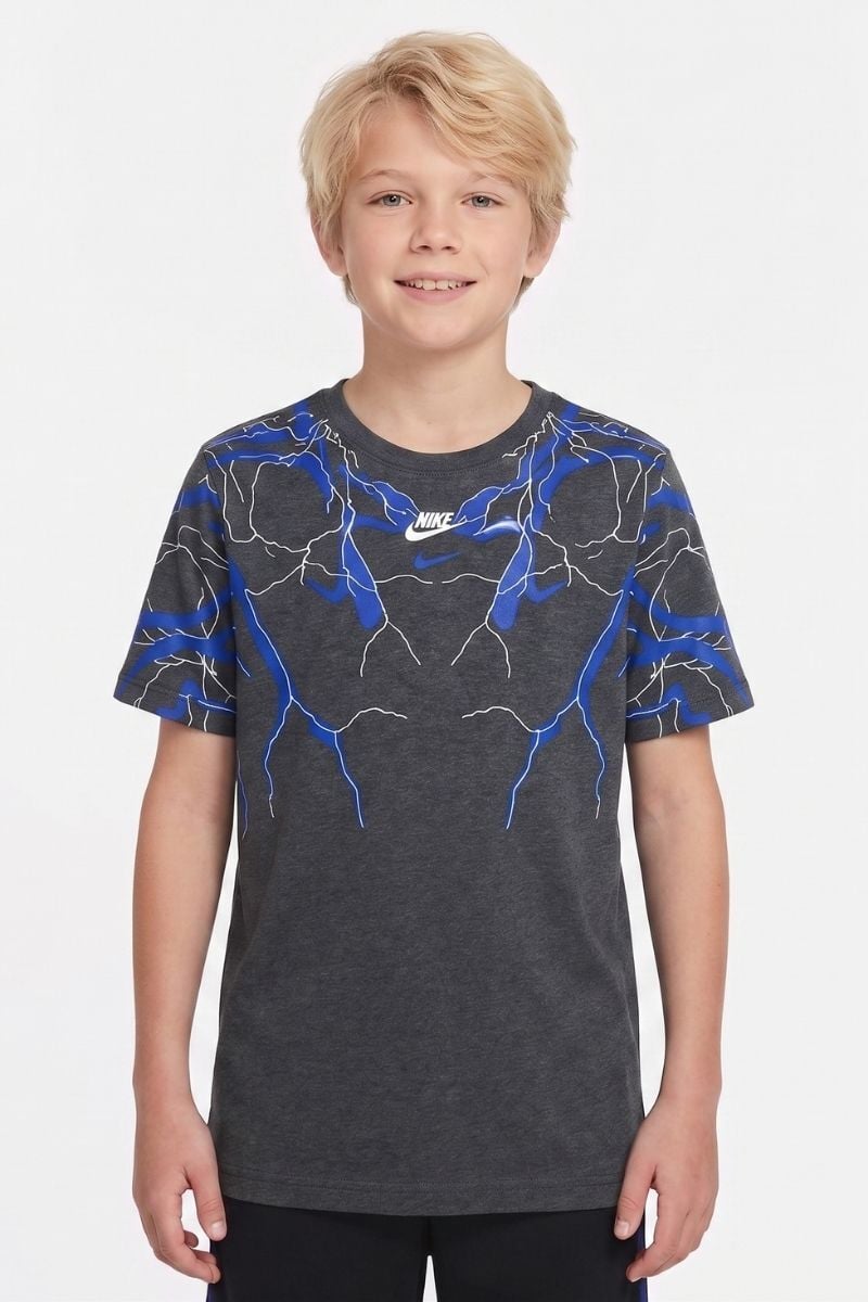 Loki Erkek Çocuk Likralı T-Shirt 7 Yaş - Koyu Gri