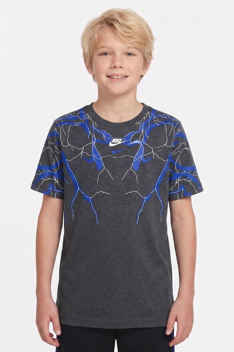 Loki Erkek Çocuk Likralı T-Shirt 12 Yaş - Koyu Gri