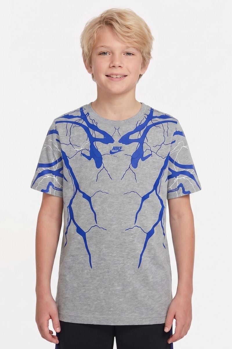 Loki Erkek Çocuk Likralı T-Shirt Açık Gri - 15 Yaş