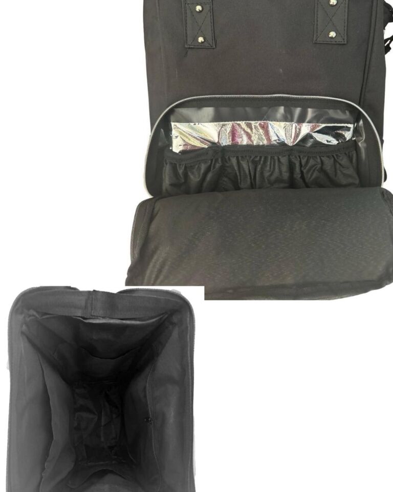 ANNE BEBEK BAKIM ÇANTASI ÇOK BÖLMELİ TERMAL CEPLİ SIRT ÇANTASI