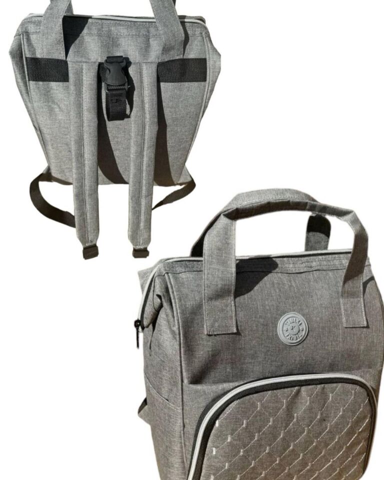 ANNE BEBEK BAKIM ÇANTASI ÇOK BÖLMELİ TERMAL CEPLİ SIRT ÇANTASI